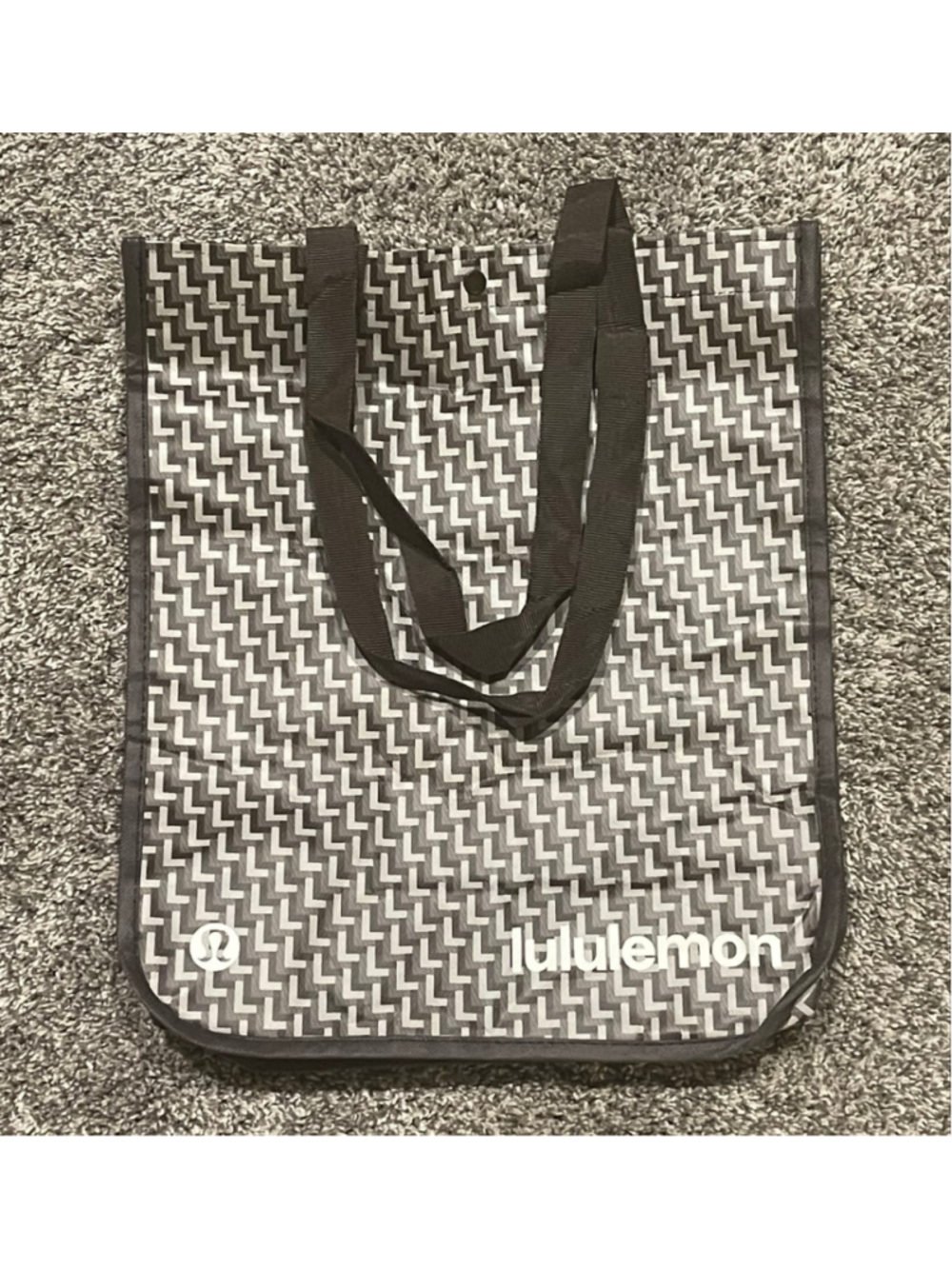 Lululemon Large Reusable Tote Bag, Brown, NWOT